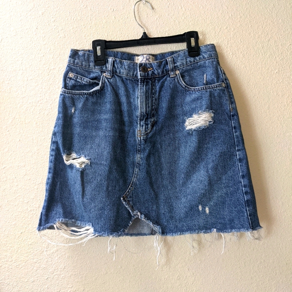 We The Free by Free People denim mini skirt